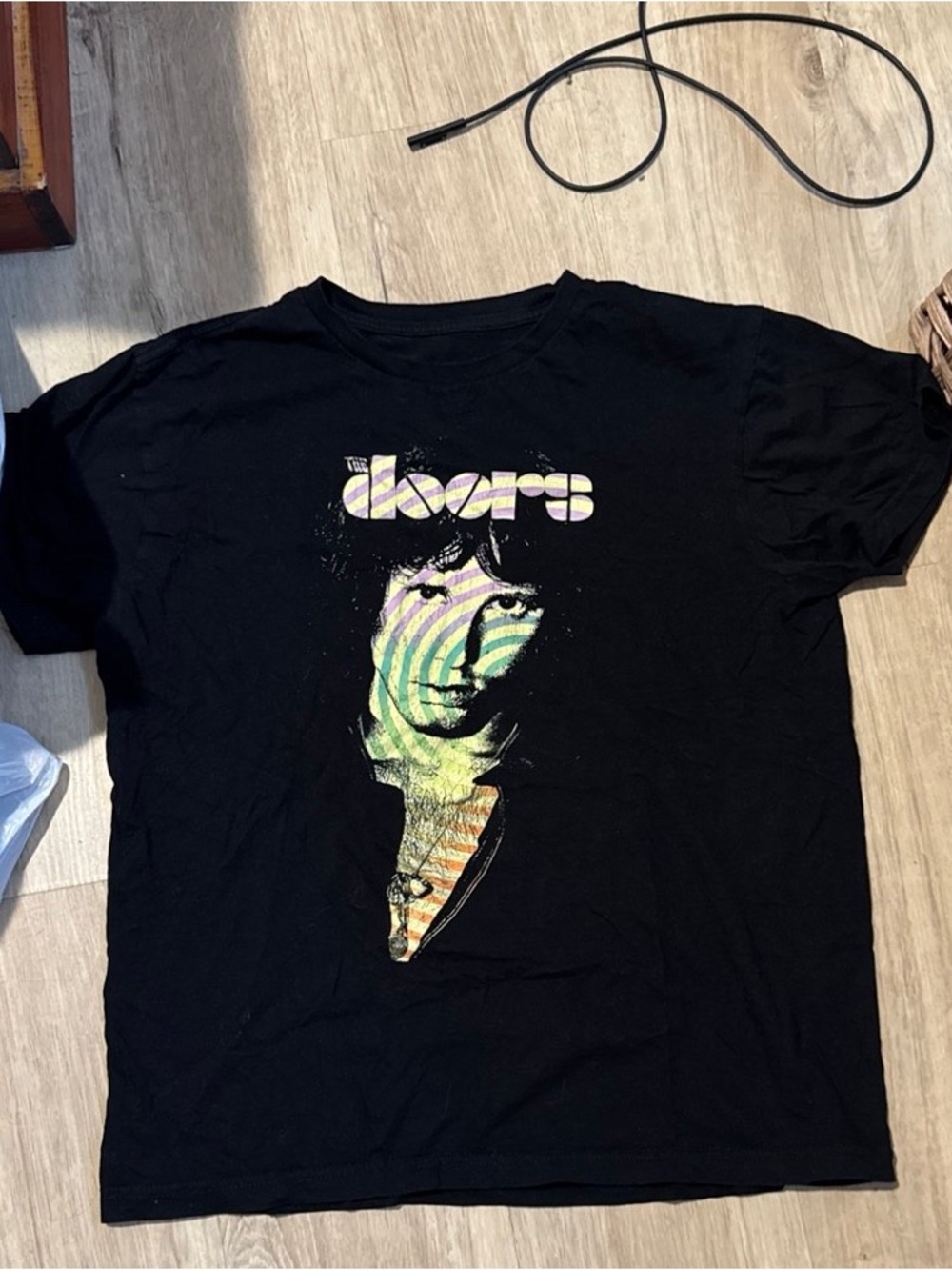 The Doors | Lightning Bolt Black T-Shirt